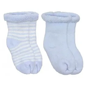 Newborn Terry Socks Blue