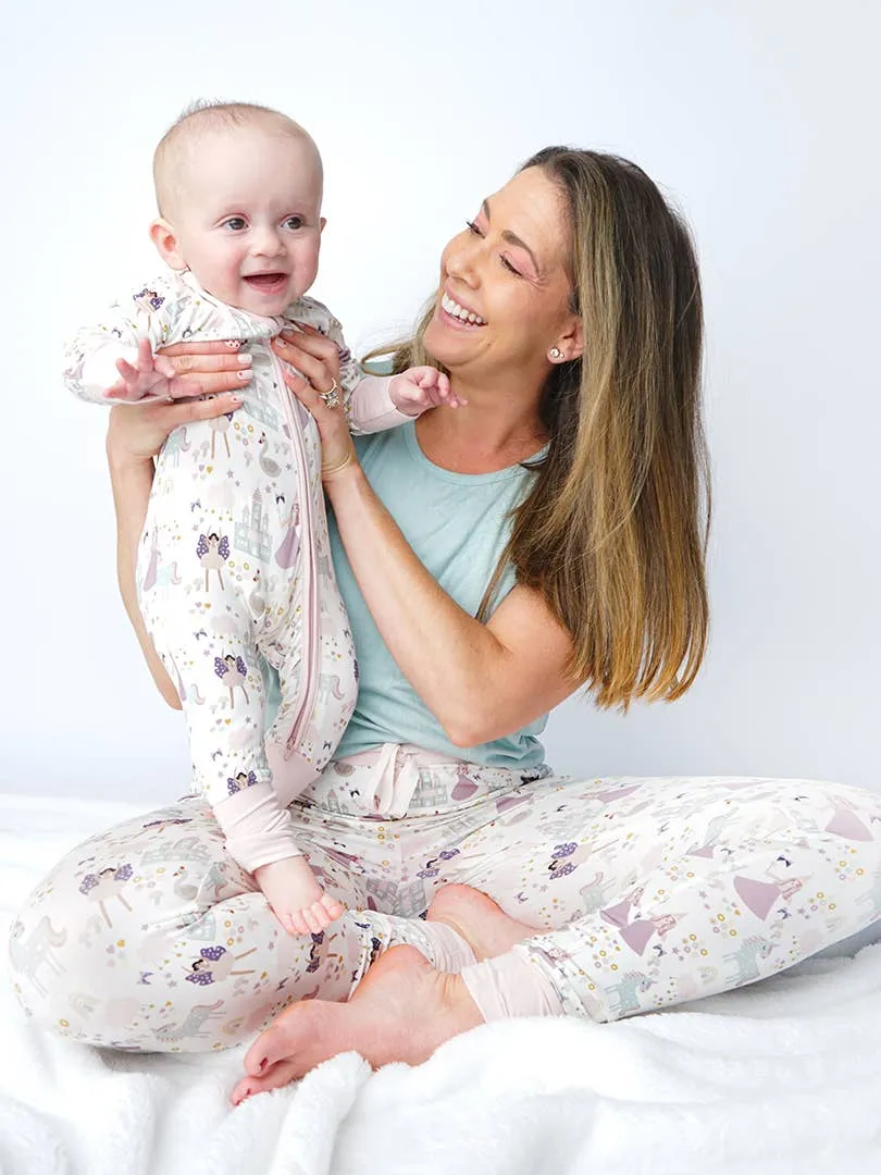 Once Upon A Time Bamboo Convertible One-Piece Baby Pajama