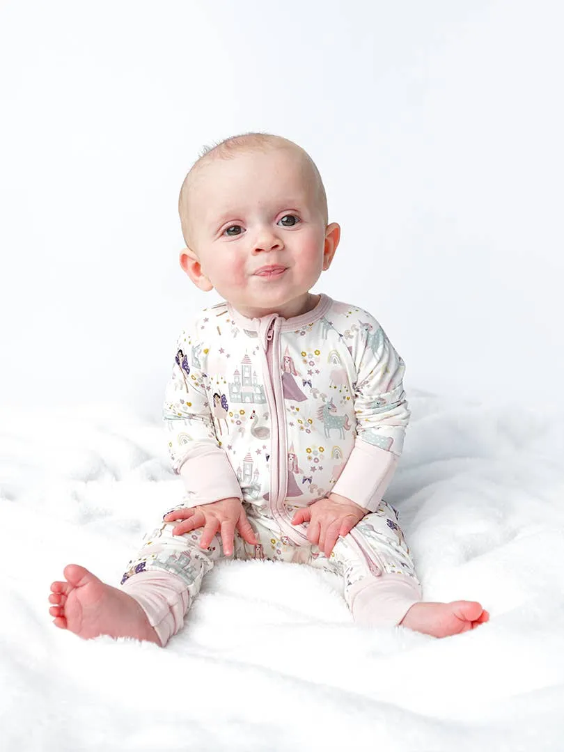 Once Upon A Time Bamboo Convertible One-Piece Baby Pajama