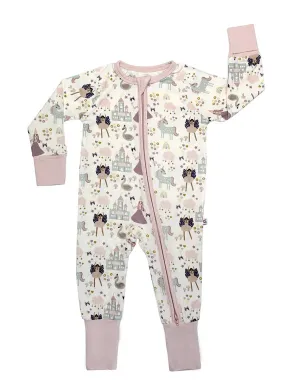 Once Upon A Time Bamboo Convertible One-Piece Baby Pajama