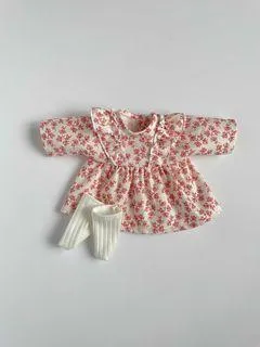 Paola Reina Doll Ruffle Dress - Floral