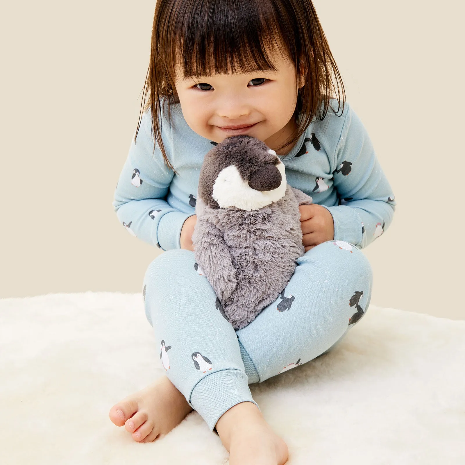 Penguin Print Pajama Set