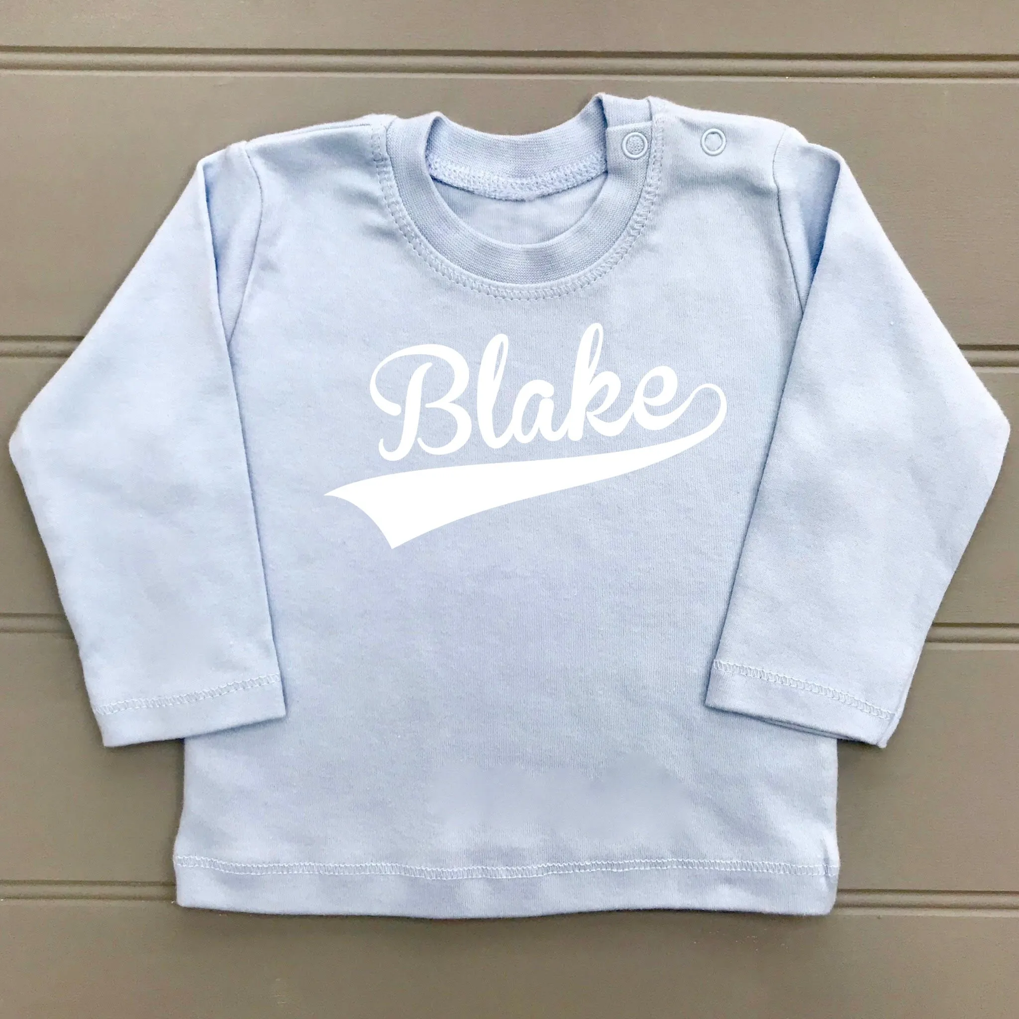 Personalised Baby T-Shirt Long Sleeve
