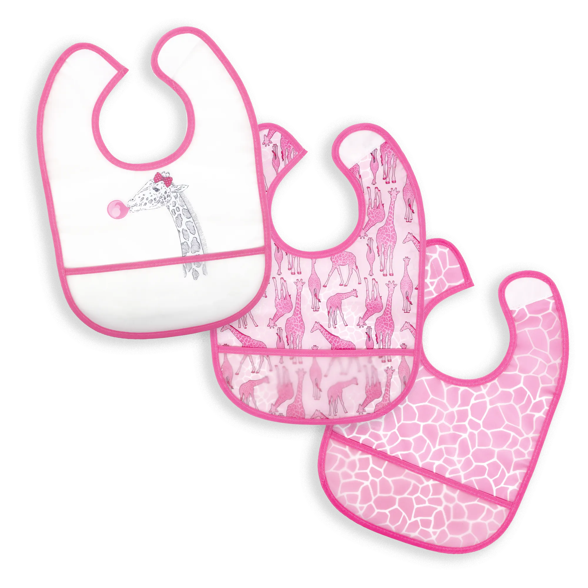 PEVA Bib Set - Giraffe