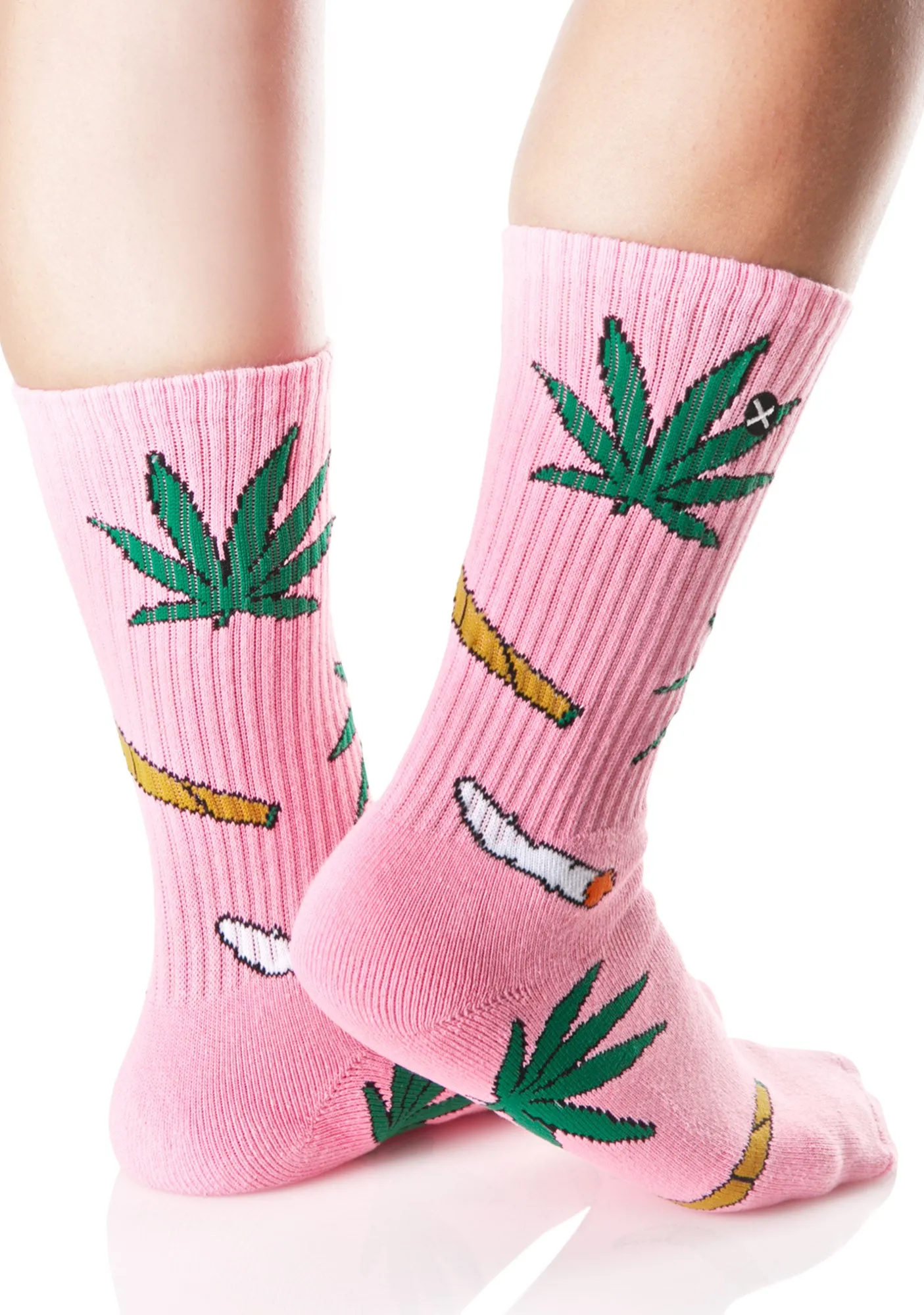 Pink Weedies Socks
