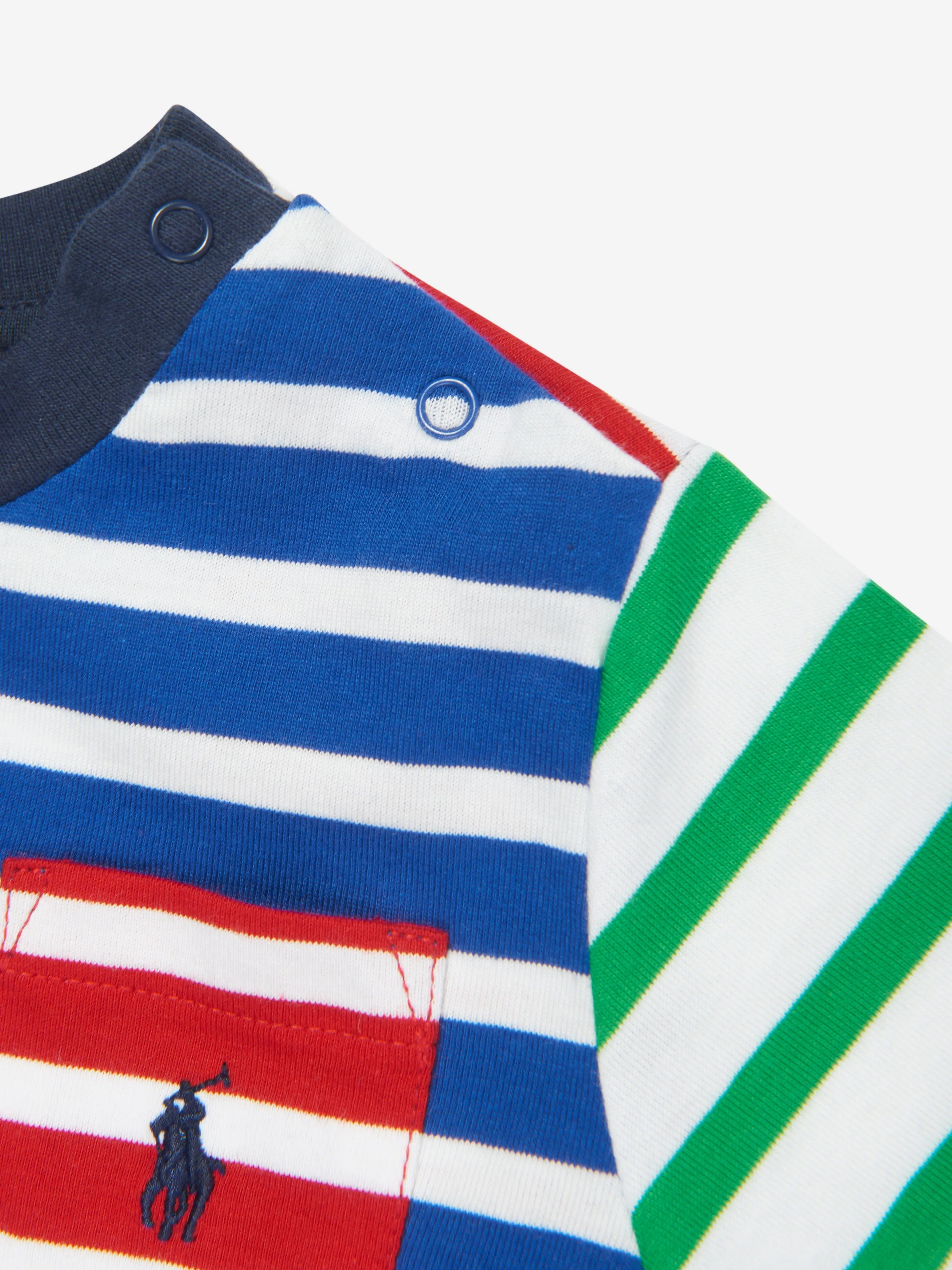 Ralph Lauren Baby Boys Striped T-Shirt in Multicolour