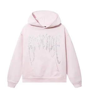 Revenge x Xxxtentacion Heartbreak Bejeweled Hoodie Baby Pink