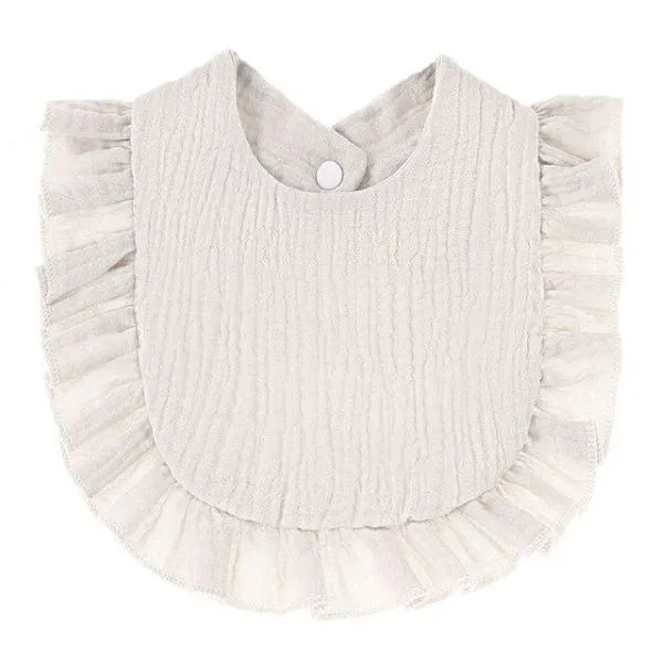 Ruffled Baby Bib