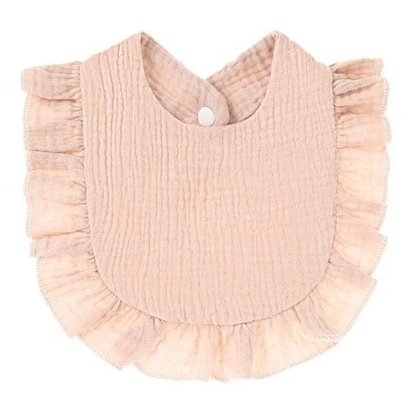 Ruffled Baby Bib
