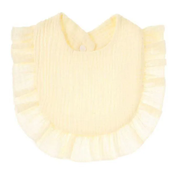 Ruffled Baby Bib