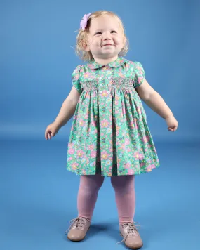 Ryder Pink Green Floral Dress - Question Everything FW24