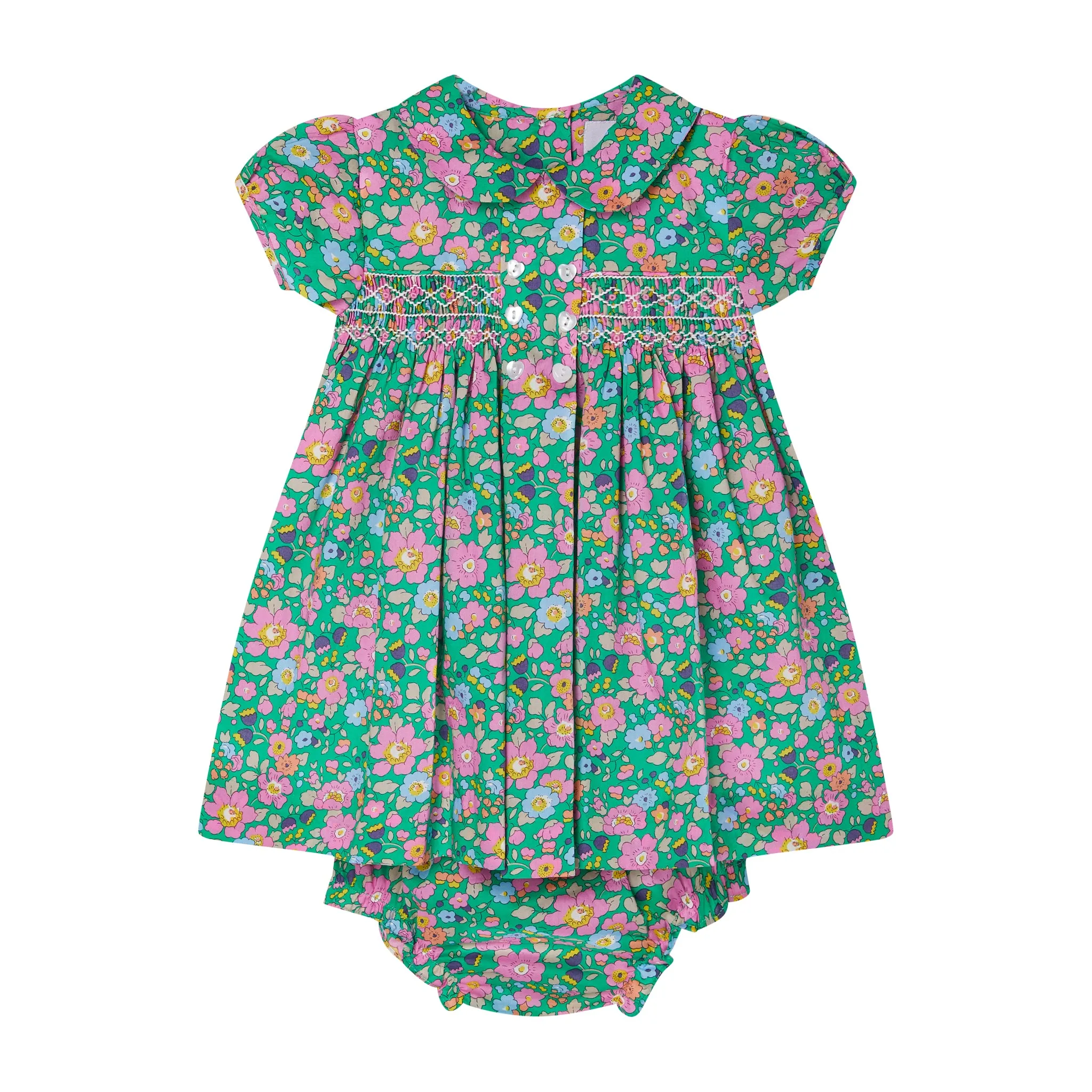 Ryder Pink Green Floral Dress - Question Everything FW24