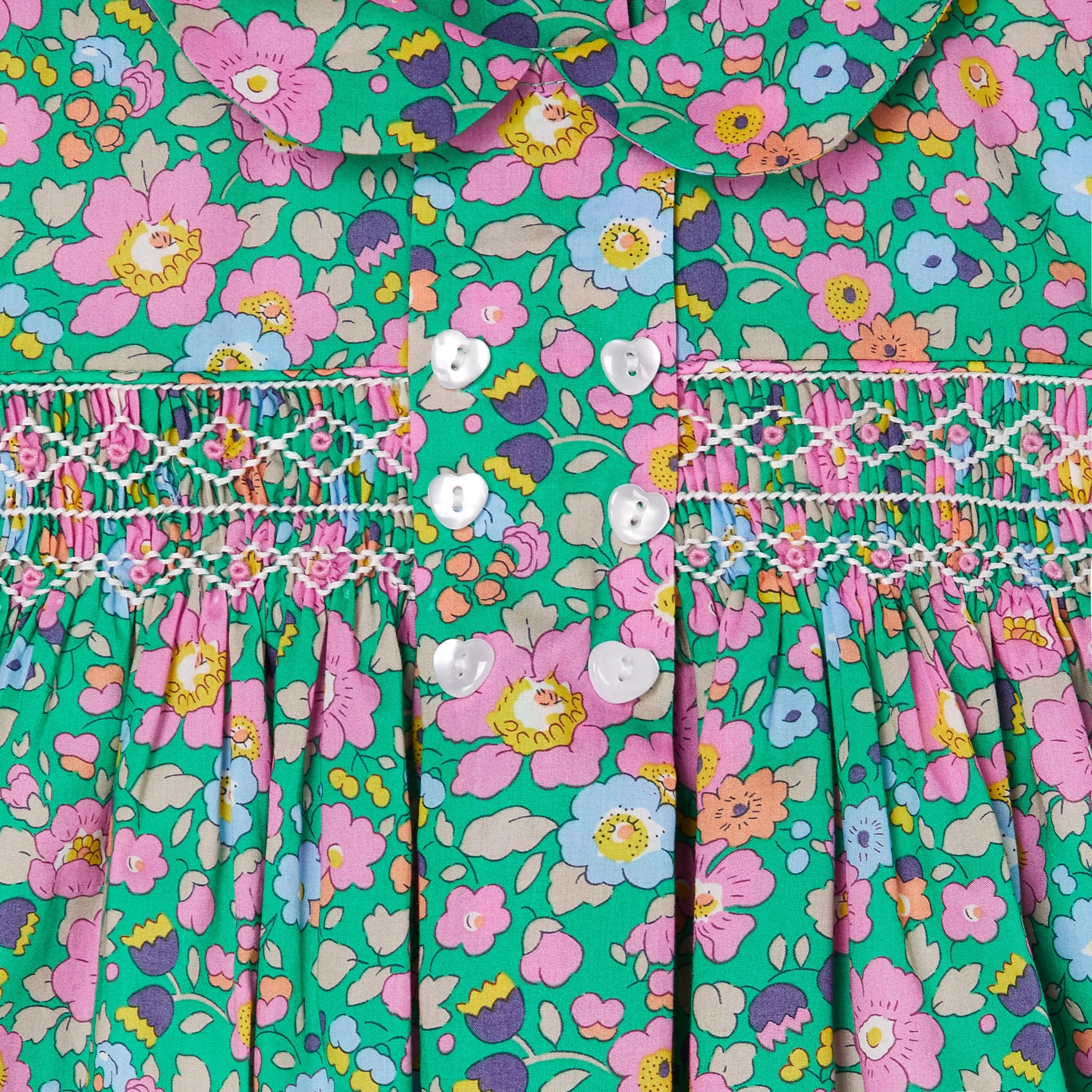 Ryder Pink Green Floral Dress - Question Everything FW24