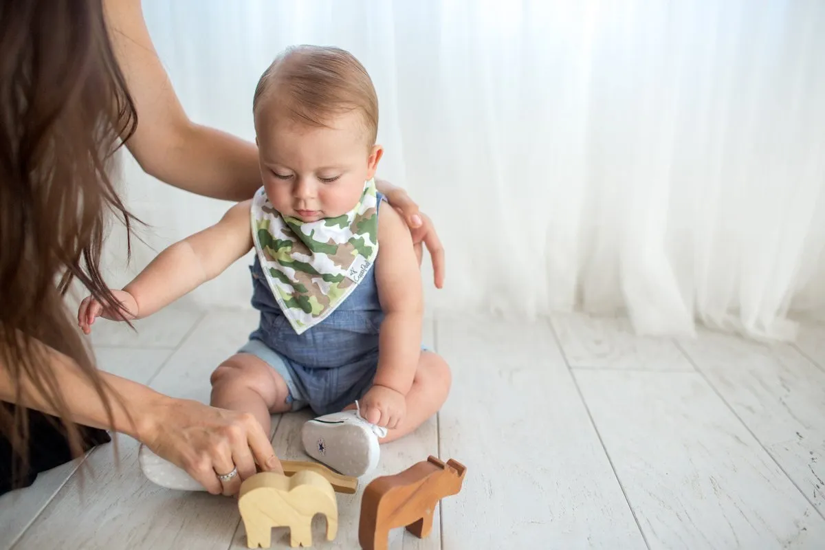 Safari Bandana Bib Set