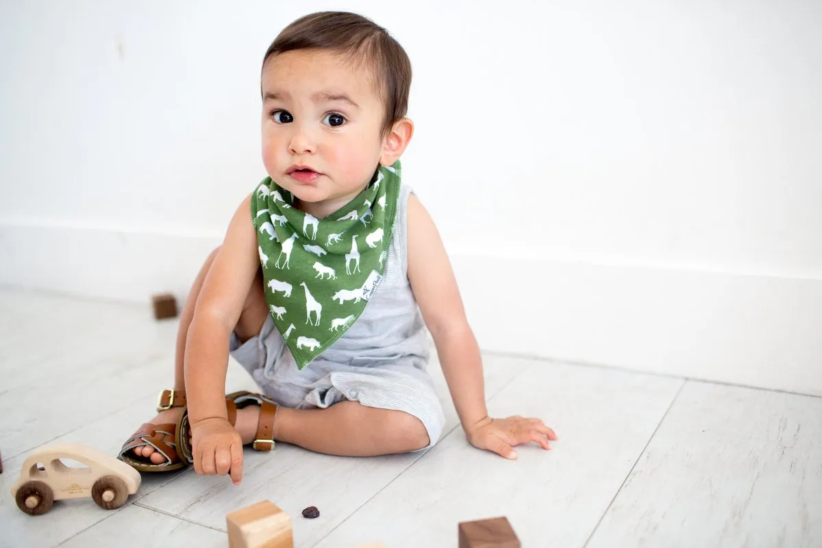 Safari Bandana Bib Set