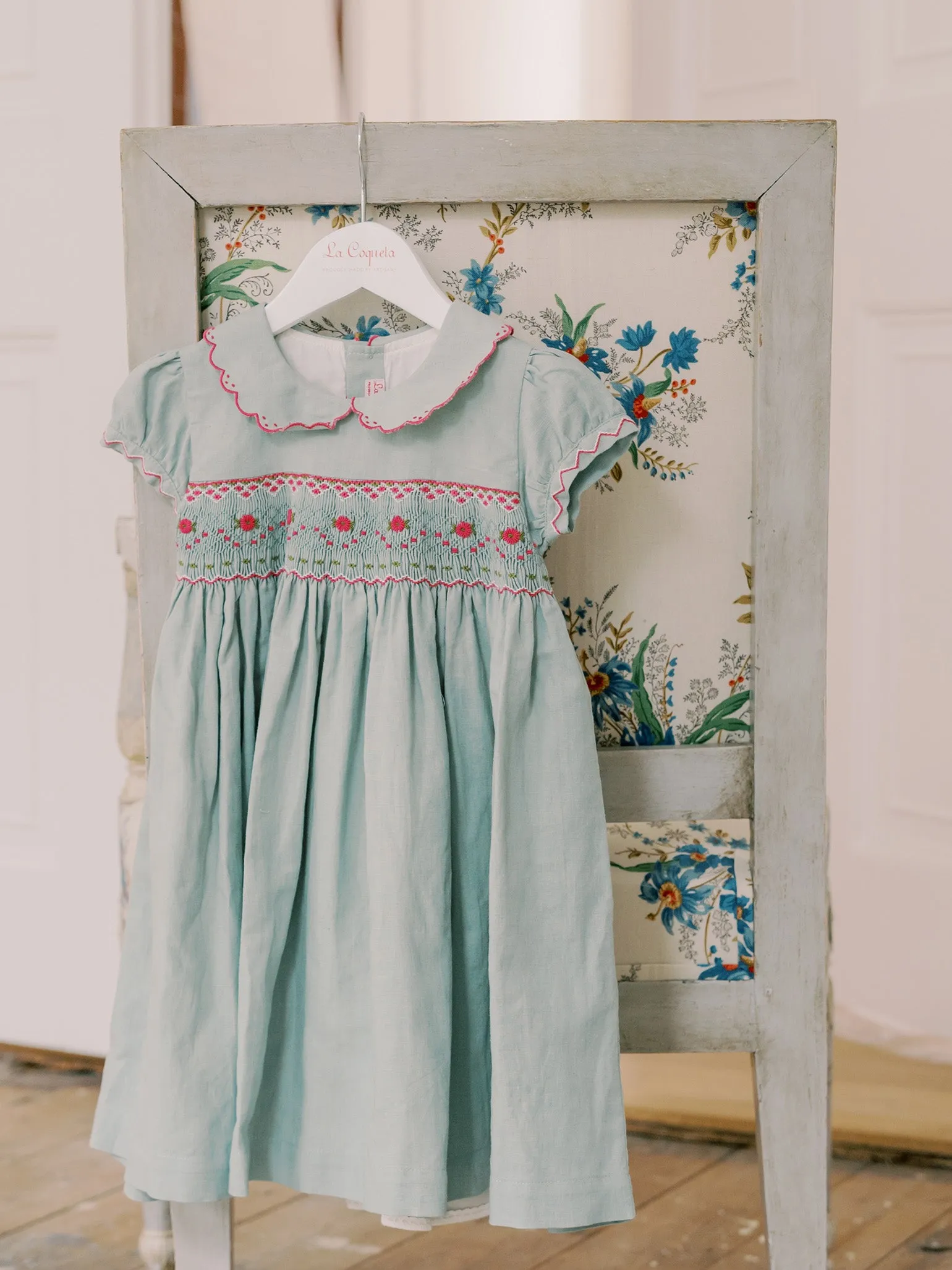 Sage Gisella Girl Hand-Smocked Dress