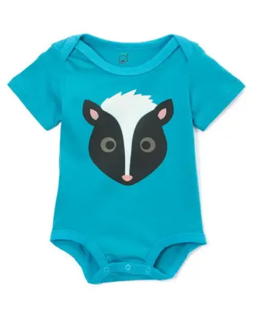 Skunk Woodland Onesie