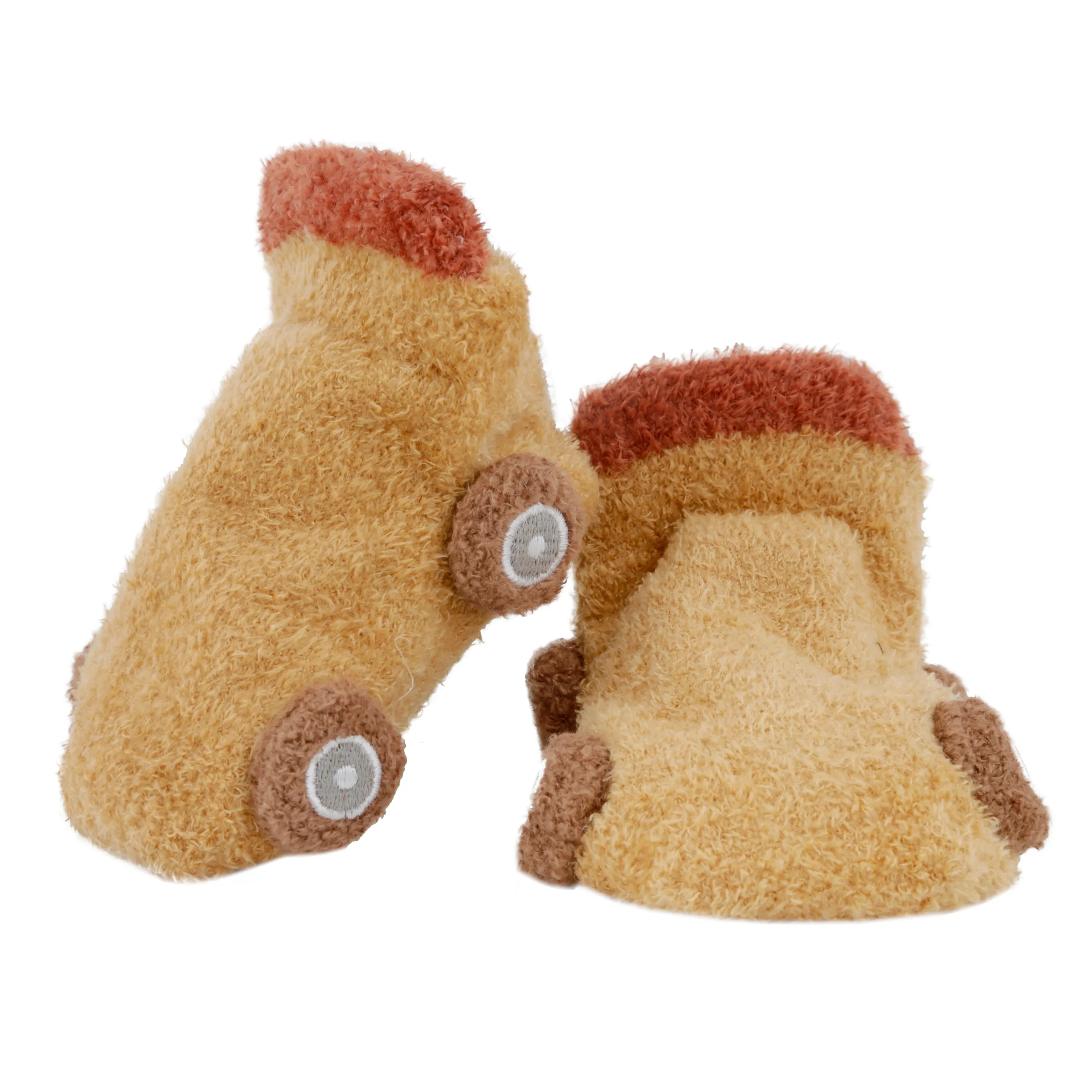 Socks On Wheels Grey And Beige 2 Pk