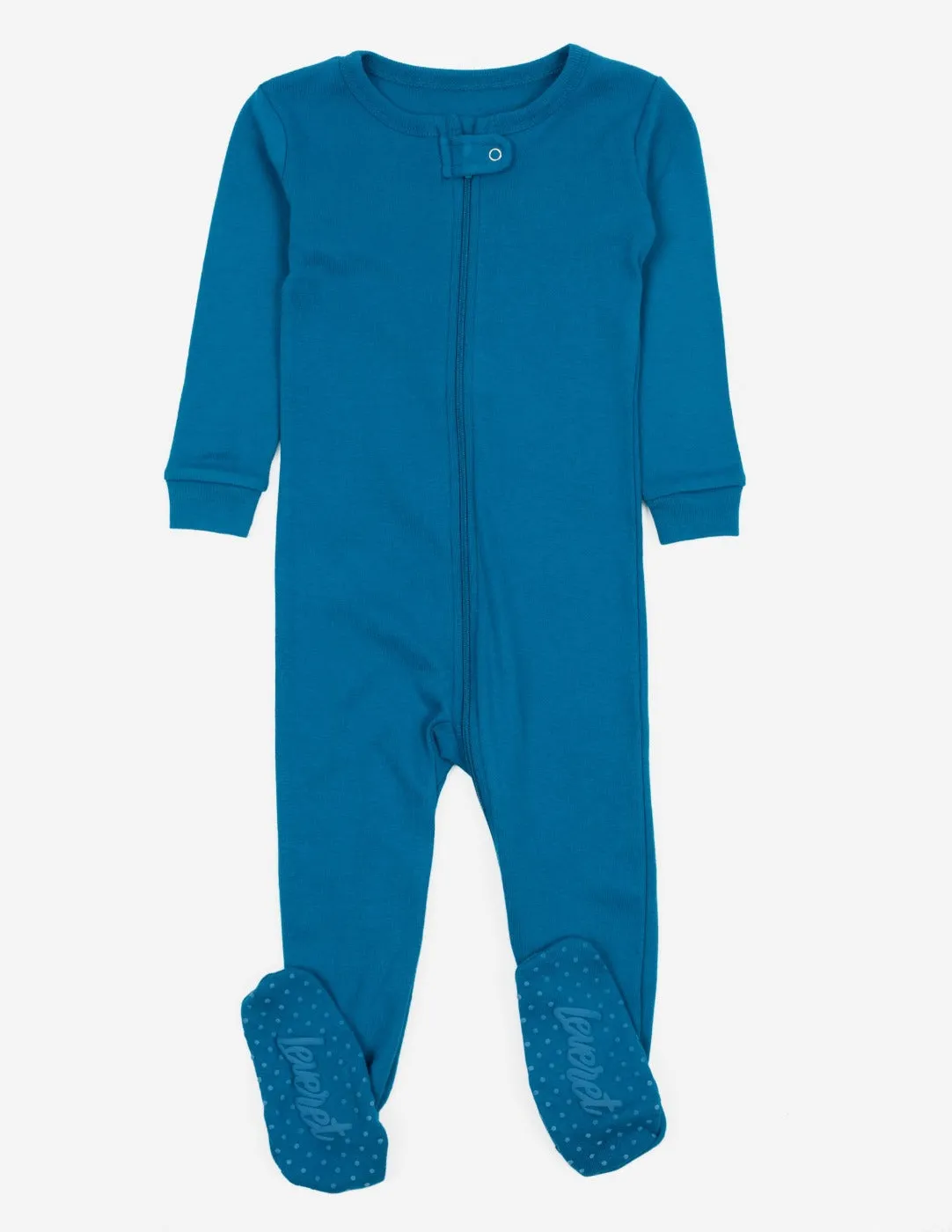 Solid Color Boho Footed Pajamas