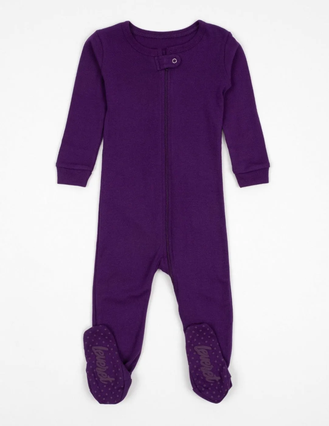 Solid Color Boho Footed Pajamas