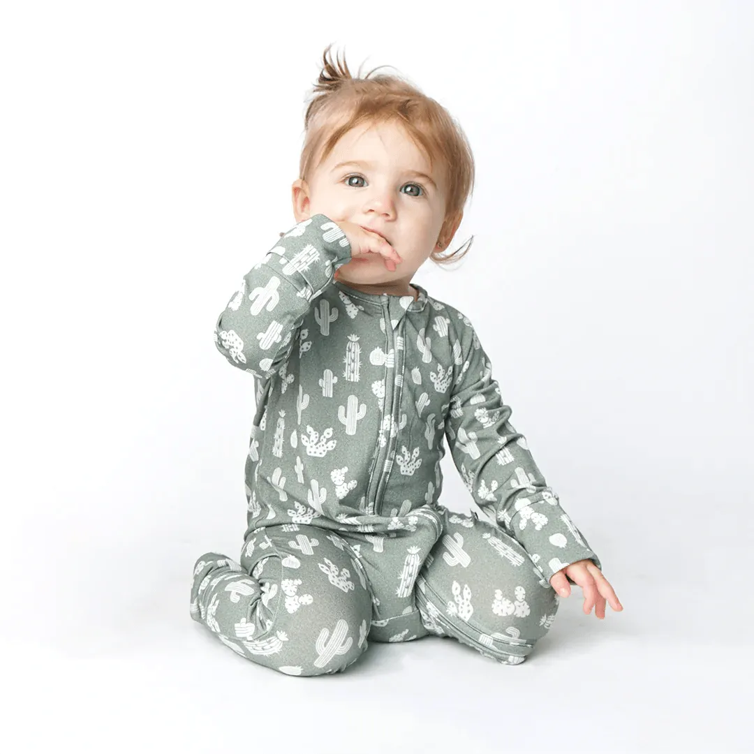 Stay Sharp Cactus Bamboo Baby Pajama