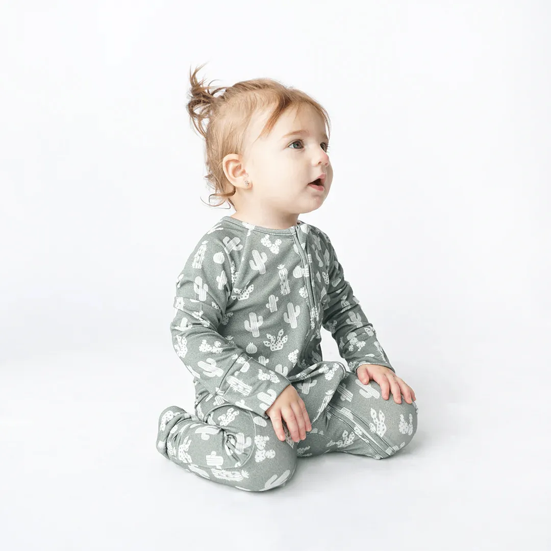 Stay Sharp Cactus Bamboo Baby Pajama