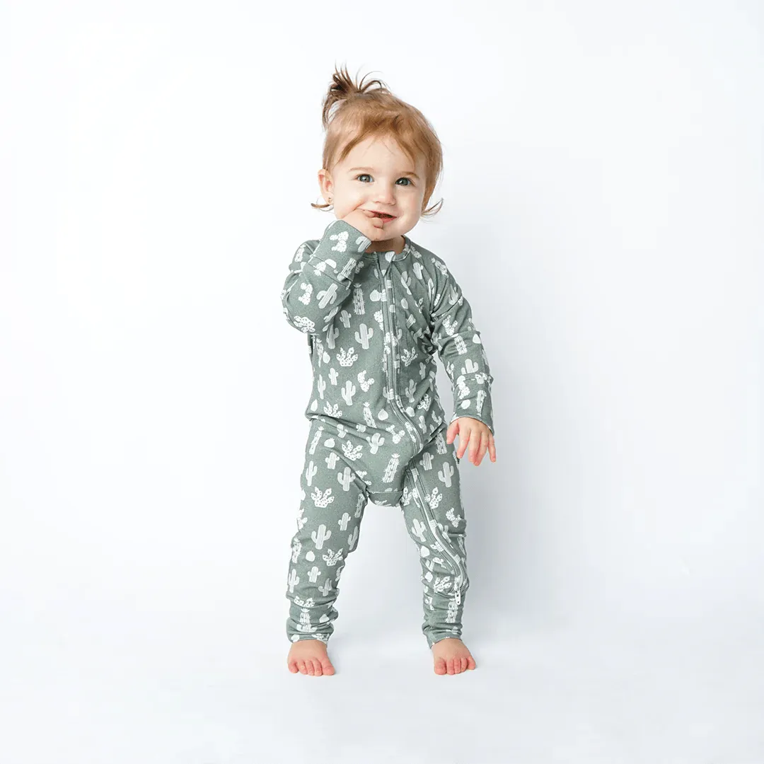 Stay Sharp Cactus Bamboo Baby Pajama