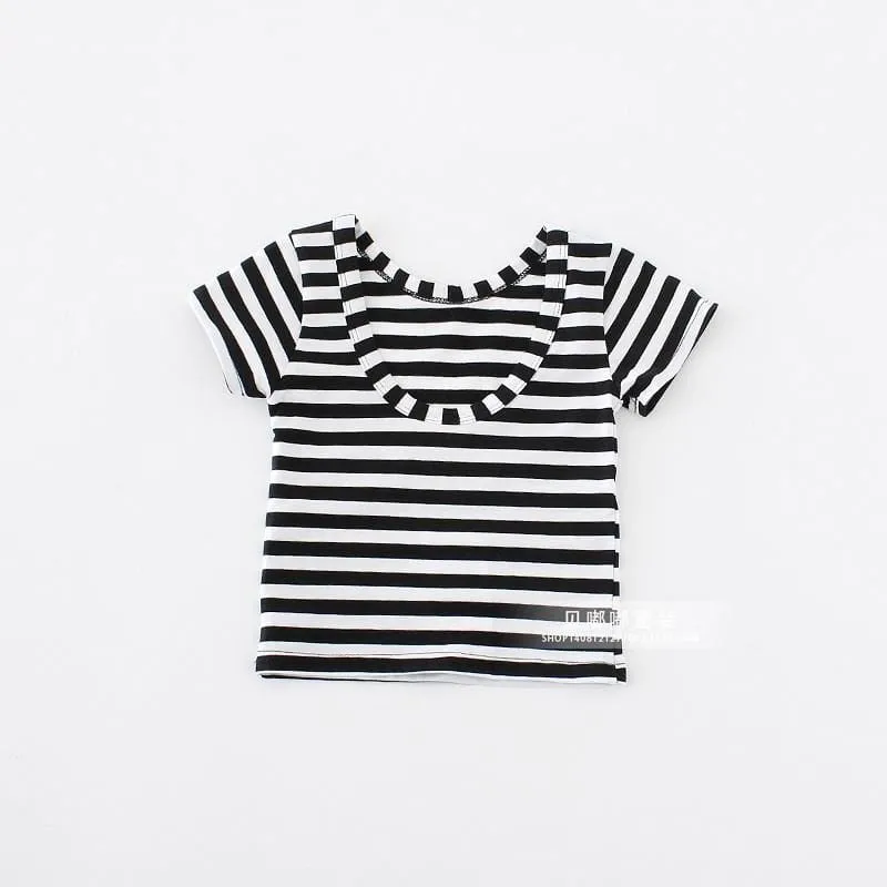 Striped layering Toddler Tee's