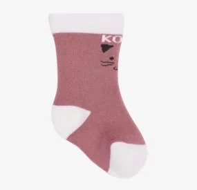 The Baby Animal Socks Nostalgia Rose by KOMBI