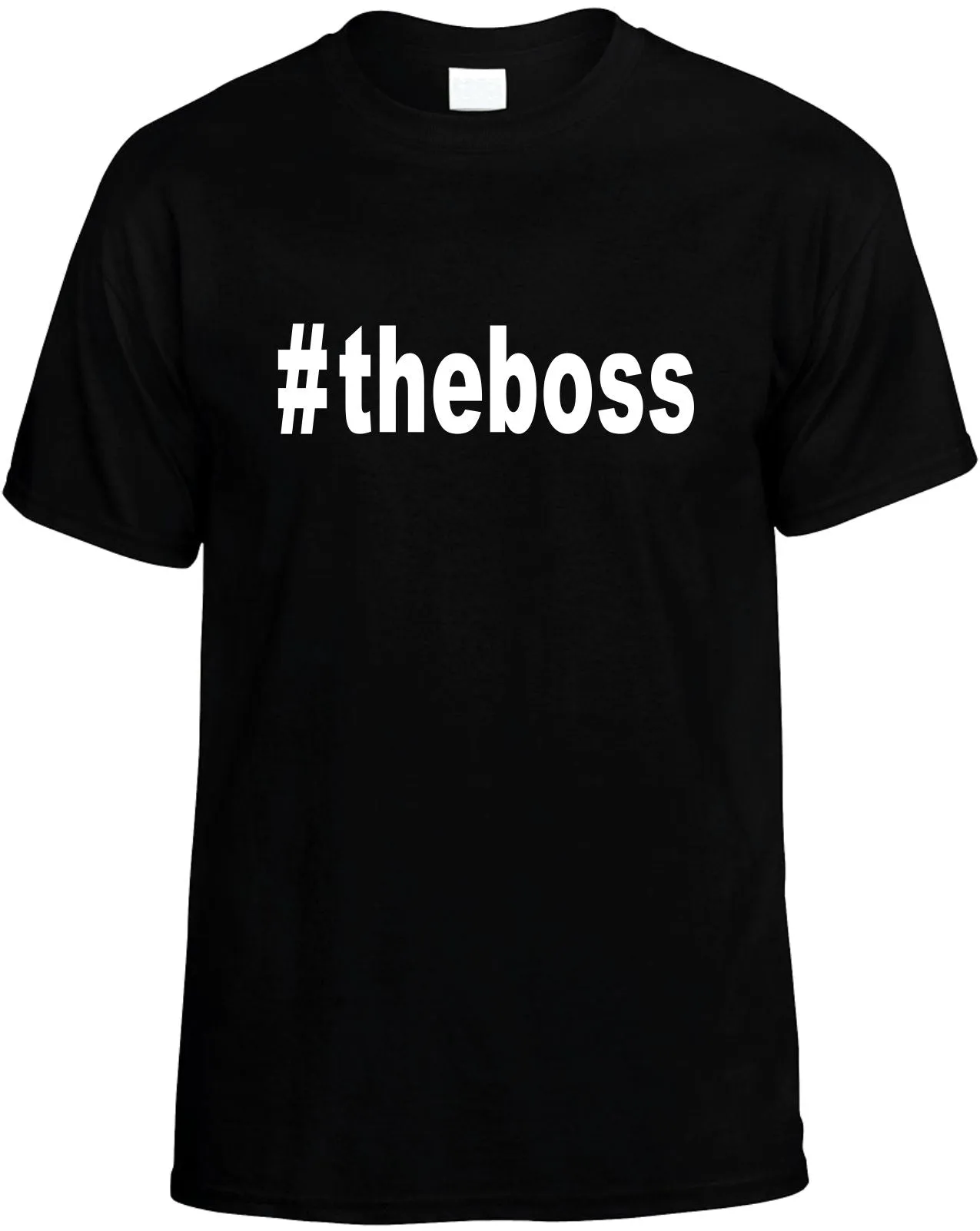 #Theboss Hashtag Cool Boss Unisex T-Shirt Novelty Graphic Tee Shirt