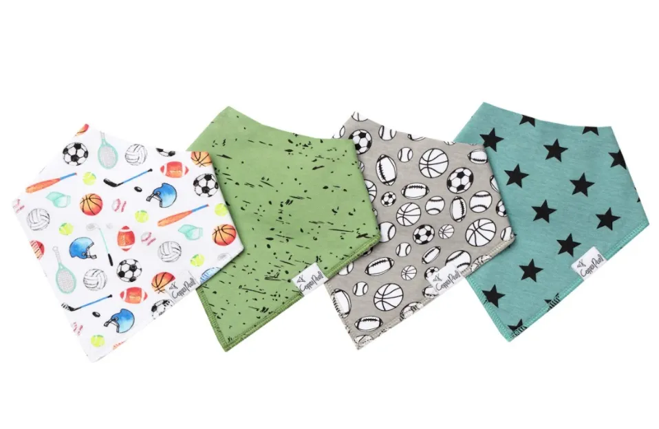 Varsity Bandana Bib Set