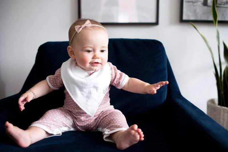 White Bandana Bibs