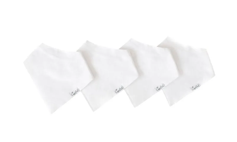 White Bandana Bibs