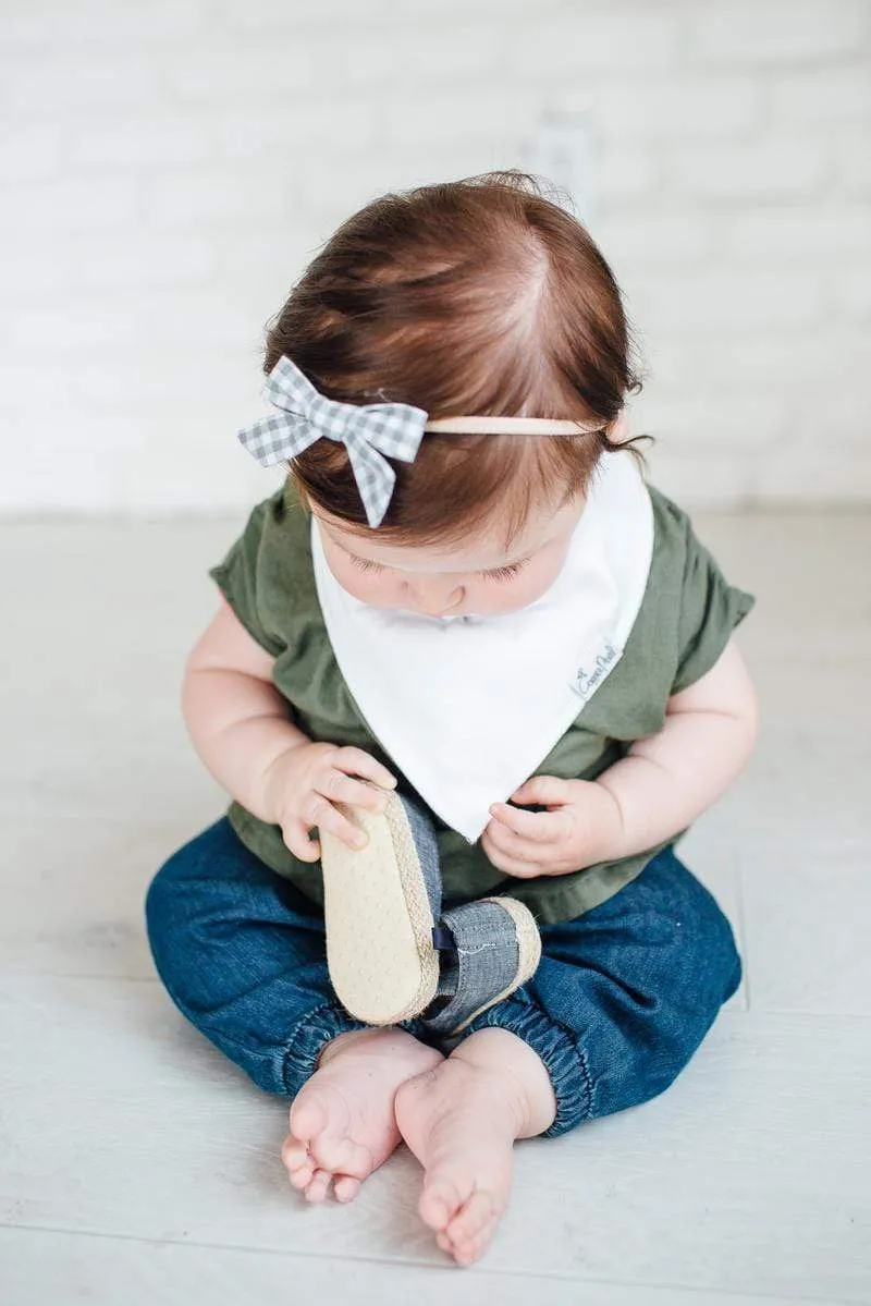 White Bandana Bibs