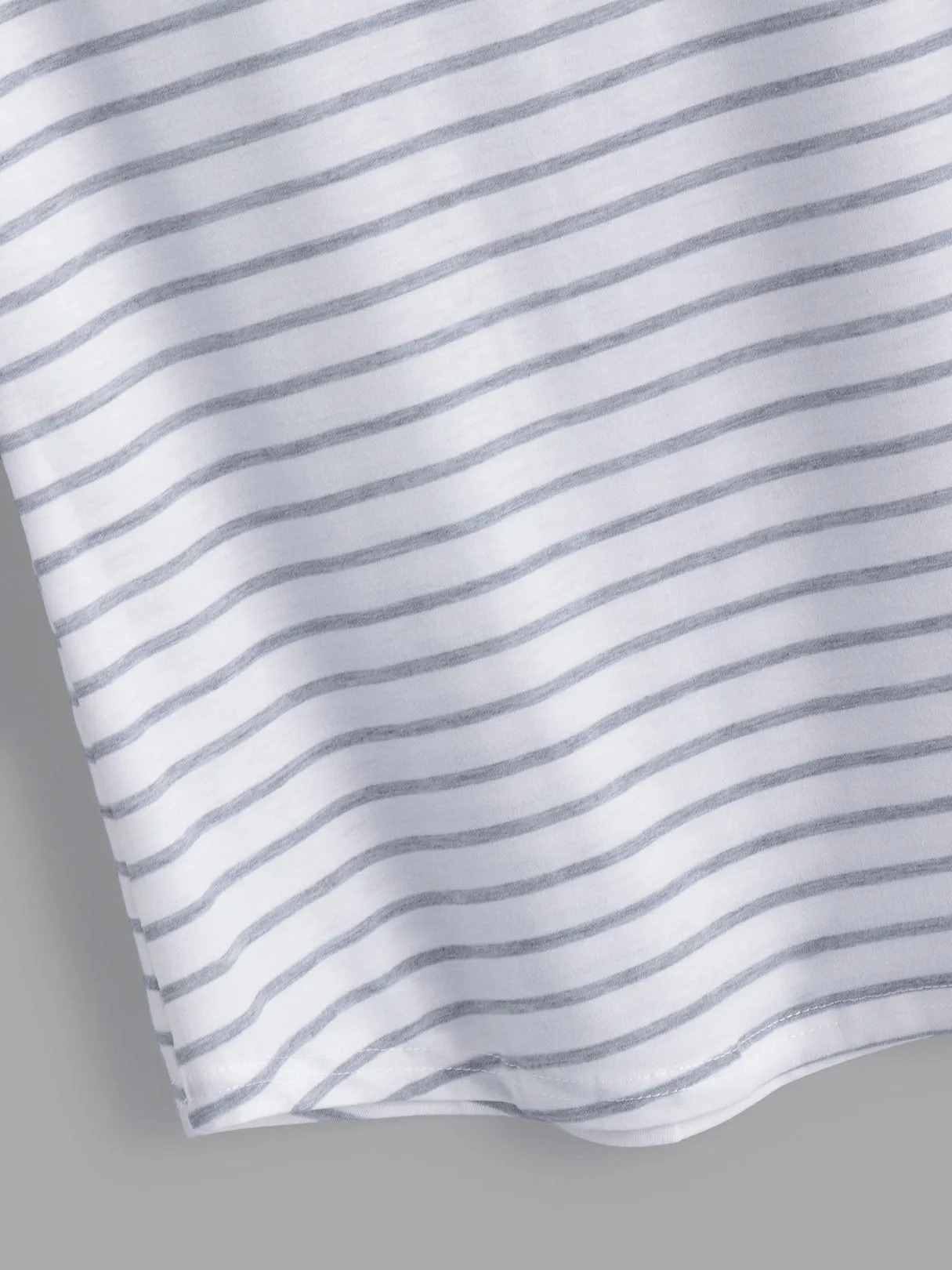 Wholesale Round Neck Half Sleeve Stripe T-Shirts